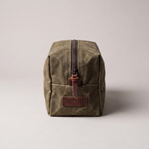 Waxed Canvas Dopp Kit