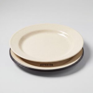 Enamel Plate, Set of Two