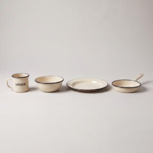 Enamelware Set, Four Piece